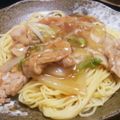 キャンチョメ♪'s cooksnap of when they made めんつゆで簡単に！白菜のあんかけパスタ.