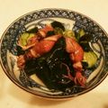 ゆいmaru3's cooksnap of when they made きゅうり.わかめ. ホタルイカの酢の物　.
