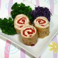 はやみちゃん's cooksnap of when they made 鶏むね肉の ハーブ風味 野菜巻き.