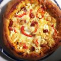 まひここ♡'s cooksnap of when they made ふわふわ生地☆クリームチーズのピザ.