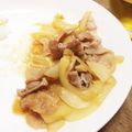 なぎさ▽▲'s cooksnap of when they made 豚肉と玉葱のポン酢炒め.