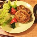 よねのよめ's cooksnap of when they made ｼｿ＆ﾚﾝｺﾝ入り一口ﾊﾝﾊﾞｰｸﾞ.