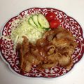 hamutaro's cooksnap of when they made ご飯がすすむ！あるもので時短生姜焼き.