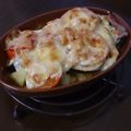 碧きりん's cooksnap of when they made トマトとなすとじゃがいものチーズがけ　.