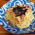 skywalkerK's cooksnap of when they made ありあわせ簡単和風スパゲティ.