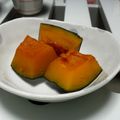 saranpyoru's cooksnap of when they made レンジで１人分♪かぼちゃの煮物.