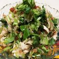 にゃおみゃお's cooksnap of when they made ☆蒸し鶏と三つ葉の梅みぞれポン酢和え☆.
