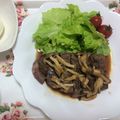 ちはてぃ's cooksnap of when they made サーロインステーキ☆きのこソース.