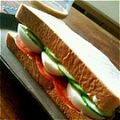 mahochan1's cooksnap of when they made かぼちゃパンで彩りサンドイッチ♪.
