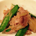 りゅう＆ゆう＆りょう's cooksnap of when they made ウマウマさやいんげん炒め.
