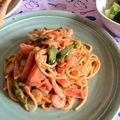 nozobo's cooksnap of when they made 10分で仕上がる絶品海老クリームパスタ♪.