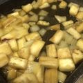 natsumi_y's cooksnap of when they made 離乳食　なすとたまねぎ の めんつゆ炒め.