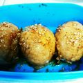 ⭐アンパンマン☆'s cooksnap of when they made ☆簡単☆甘辛肉巻きおにぎり.