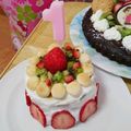 mamajiro's cooksnap of when they made 一歳食パンとヨーグルトバースデーケーキ♪.