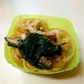 かえる24号's cooksnap of when they made めんつゆで一発！簡単★和風スパゲティー！.