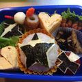 MIDORI翠's cooksnap of when they made キャラ弁 ニンニン☆スターニンジャー☆.