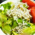 ほみえ's cooksnap of when they made レタスとしらすのサラダ♡.