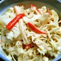 ☆みつこ＆ソロモン☆'s cooksnap of when they made 簡単♪ 蓮根と榎茸と蟹カマのマヨポン和え.