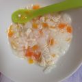 ママは給食当番's cooksnap of when they made 離乳食中期〜鶏ササミお粥〜.