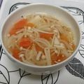 hozunyam's cooksnap of when they made えのきたっぷりトマトオニオンスープ♪.
