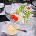 putimiko's cooksnap of when they made 大根サラダ　辛子明太子マヨソース.