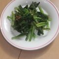 きらり流れ星's cooksnap of when they made つけあわせに✿小松菜のかつお節炒め✿.