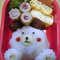 やえ桜's cooksnap of when they made キャラ弁☆簡単　クマちゃん♪.