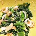 foglia5655's cooksnap of when they made こどもに☆小松菜とちくわの胡麻マヨ和え.