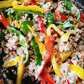 500k's cooksnap of when they made パプリカと合挽肉のマヨ炒め.