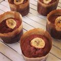 Kaov0u0v's cooksnap of when they made バレンタイン☆チョコバナナマフィン.