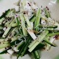 ハチ8コロ8's cooksnap of when they made キュウリと長芋の☆ゆかり合え.