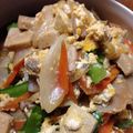 ちょこらん's cooksnap of when they made 高野豆腐ときぬさやの玉子とじ.