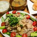 monemaruku's cooksnap of when they made もやしたっぷり♡豚しゃぶサラダ.