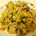 トナボン's cooksnap of when they made ご飯がすすむ！豚肉とセロリのマヨピリ炒め.