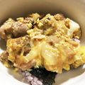 はるたろ☆'s cooksnap of when they made 簡単うまい♡即席！麺つゆで親子丼.