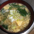 サボイ's cooksnap of when they made 聖覇が大好き♬…ほうれん草と卵のすまし汁.