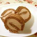☆みかん大好き☆'s cooksnap of when they made 生チョコクリームのココアロールケーキ♪.