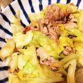 たくまぁ's cooksnap of when they made 春キャベツと豚肉のガリバタ醤油炒め☆.