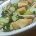 ひとみん0921's cooksnap of when they made お麩とチンゲン菜の鶏がら炒め.