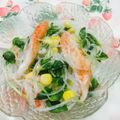 kyonmi's cooksnap of when they made 豆苗入り簡単春雨サラダ☆.