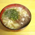 shimaru's cooksnap of when they made 簡単★磯風味★もやしと油揚げのお味噌汁.