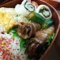 ミント２６'s cooksnap of when they made 舞茸豚肉巻きの照り焼き.