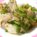 ♡mana's cooksnap of when they made 簡単！豚肉とピーマンの甘辛炒め.