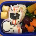 tomoachi's cooksnap of when they made キャラ弁 仮面ライダーマッハ ★改良版★.