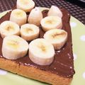 tomoyo0722's cooksnap of when they made チョコバナナトースト.