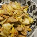 yukanosuke's cooksnap of when they made みそ風味✿ 春キャベツと豚肉きのこ✿.