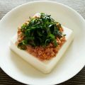 kyoka2007's cooksnap of when they made 納豆に豆腐と大葉～ο～ο～ο.