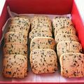 oringe's cooksnap of when they made 黒胡麻ときなこのクッキー.