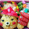 ラズ子's cooksnap of when they made 幼稚園 お弁当 キャラ弁 こどもの日.