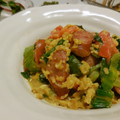 のりてぃｓｘ's cooksnap of when they made レタスとトマトとウインナーの玉子炒め.